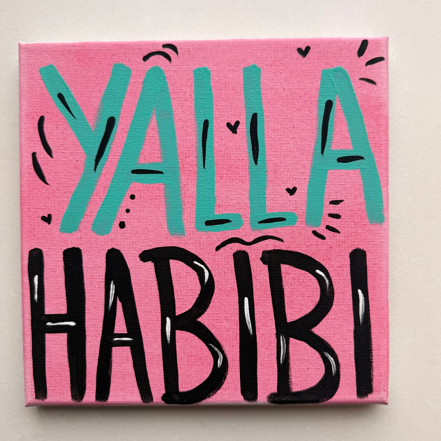 Yalla Habibi Canvas