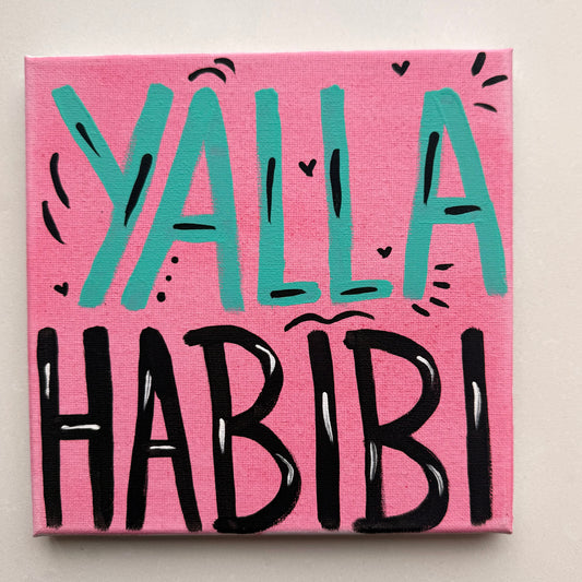 Yalla Habibi Canvas