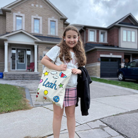 Name & Icons Tote Bag